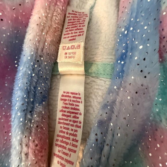 Justice Pastel Tie-Dye Pajamas size 10 - Picture 7 of 9